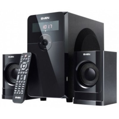  SVEN MS-2000. :  (2x11W + Subwoofer 18W, , , FM-, USB, SD)