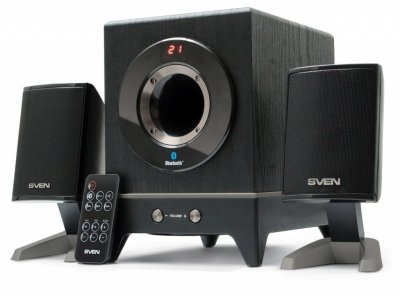  SVEN MS-350BL. :  (2x4W + Subwoofer 10W, , , Bluetooth)