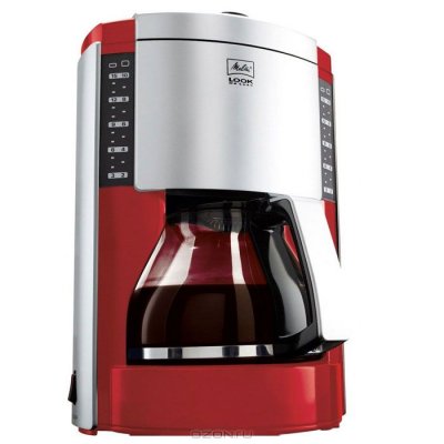  Melitta Look III De Luxe Red-Silver 