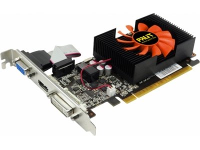  1Gb (PCI-E) Palit GT430  CUDA (GT430, GDDR3, 128 bit, HDCP, DVI, HDMI, Low Profile, Reta