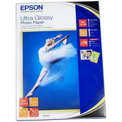  Epson Ultra Glossy Photo Paper 13x18 (50 )