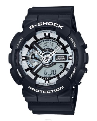    Casio "G-Shock", : , . GA-110BW-1A