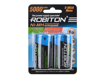  D - Robiton D/HR20 5000 mAh RTU5000MHD BL2 14223 (2 )