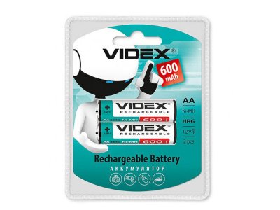  AA - Videx HR6 600 mAh 2BL