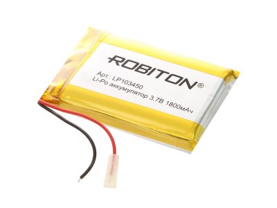  LP103450 - Robiton 3.7V 1800mAh LP1800-103450 14065