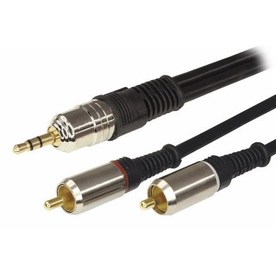   Rexant 3.5mm Stereo Plug - 2RCA Plug 3m 17-4224