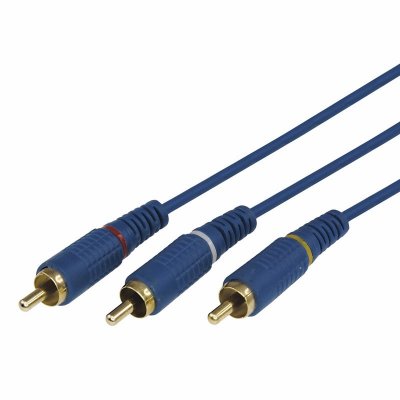   Rexant 3RCA - 3RCA 1.5m Blue 17-0202-1