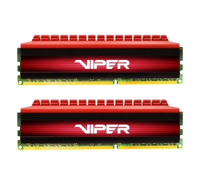   Patriot Memory Viper DDR4 DIMM 3400MHz PC4-27200 - 8Gb KIT (2x4Gb) PV48G340C6K Red