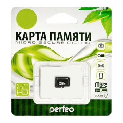   32Gb - Perfeo Micro Secure Digital High-Capacity Class 10 PF32GMCSH10 (!)