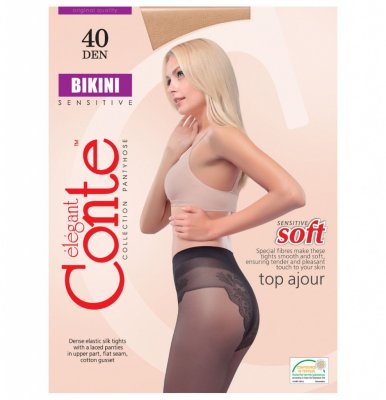  Conte Bikini  4  40 Den Naturel