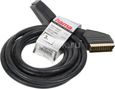  Hama Scart Connecting Cable Scart Plug - Scart Plug, 1.50 m