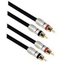  Connecting Cable 2 RCA Plugs - 2 RCA Plugs, stereo, 1.5 m