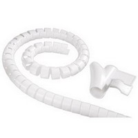   Cable Bundle Tube Easy Cover, 1.5 m, 30 mm, white