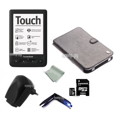   E-Ink POCKETBOOK Touch 622 Black Touch Screen, WiFi