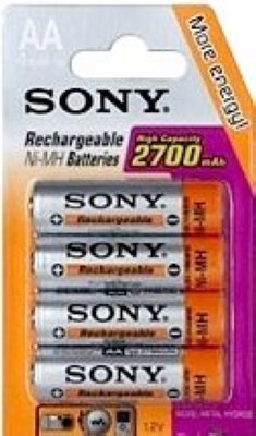  SONY NH-AA-2700-2 (1.2V, 2700mAh) NiMH, Size "AA" (. 2 .)