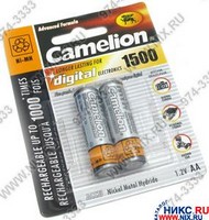  Camelion NH-AA1500-2 (1.2V, 1500mAh) NiMH, Size "AA" (. 2 .)