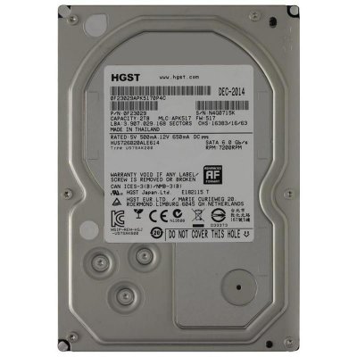   HGST SATA 2Tb HUS726020ALE614 ULTRASTAR 7K6000 128Mb 3.5