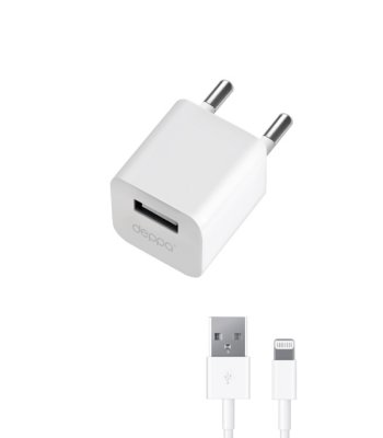    Deppa ULTRA USB, 1 ,  iPhone 5/iPad mini, 8-pin  (11305)