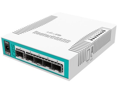  Mikrotik CRS106-1C-5S 1xcombo 4xSFP PoE in