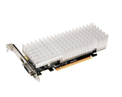  GIGABYTE GeForce GT 1030 1252Mhz PCI-E 3.0 2048Mb 6008Mhz 64 bit DVI HDMI Low Profile (GV