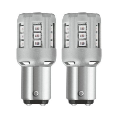   OSRAM LED Premium Red P21/5W 12V 2.0/0.4W, 2 , 1557R-02B (.2)