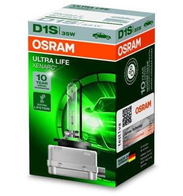   OSRAM D1S Xenarc Ultra Life 4350K 85V 35W, 1 , 66140ULT