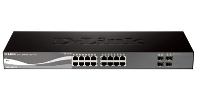 D-link DGS-1500-20  WebSmartPro, 16x10/100/1000Mbp, 4xSFP, 19""