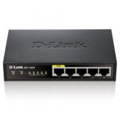 D-link DES-1005P  PoE 5xUTP 10/100, 1xPoE 10/100