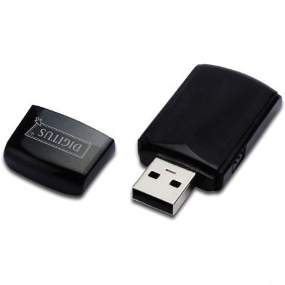 Digitus DN-7053-2   USB 2.0 adapter, 300Mbps/bRealtek 1T/2R Tiny size, Blister Packagin