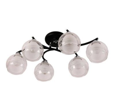   IDLamp Nerina 845/6PF-Blackchrome