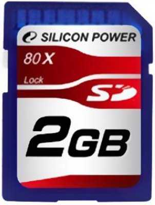 2Gb   SecureDigital (SD) Silicon Power 80X RET