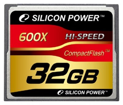 Silicon Power SP032GBCFC600V10   32GB Compact Flash Card 600x