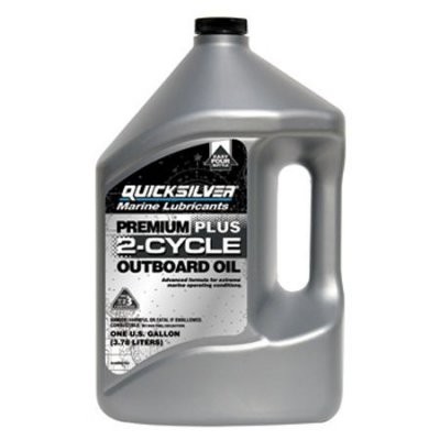    QUICKSILVER 2-cycle TC-W3 Premium PLUS outboard oil, 4 . (2-  