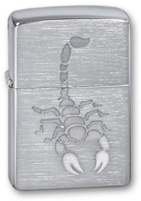  ZIPPO Scorpion Brushed Chrome, , 