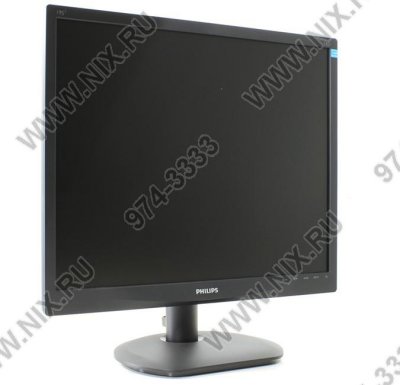  19" Philips 19S4LSB/01 Black LED, 1280x1024, 5 ms, 170/160, 250 cd/m, 20"000"000:1, LCD