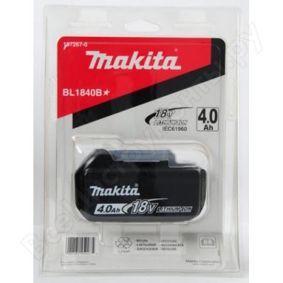  (18 ; 4.0 *; Li-ion) Makita 197267-0