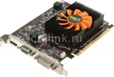  Palit PCI-E NV GT630 1024Mb 128bit (TC) DDR3 810/1600 HDMI+DVI+CRT bulk