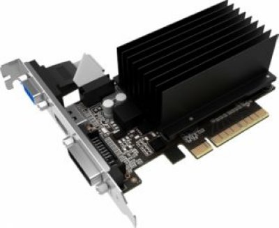  Palit PCI-E nVidia GT730 2048Mb GeForce GT 730 2048Mb 128bit DDR3 535, 1400 DVI, HDMI, CR