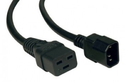  Tripplite (P047-010) AC Power Cord, C19/C14, 100-230V,15A,14Awg SJT - 10"