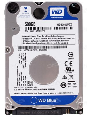   WD Blue Mobile WD5000LPCX 500 