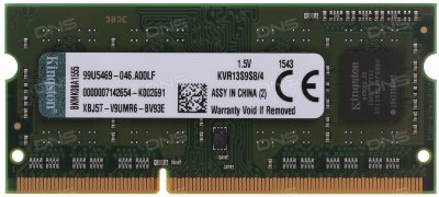   SODIMM Kingston ValueRAM [KVR13S9S8/4] 4 