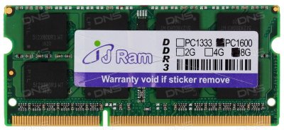   SODIMM J Ram [JRS8G1600D3] 8 