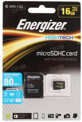   Energizer High Tech microSDHC 16  [FMDABH016A]