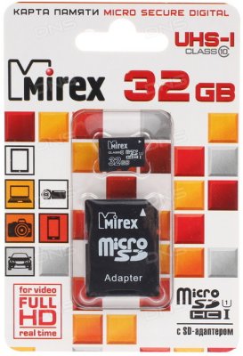   Mirex microSDHC 32  [13613-ADSUHS32]