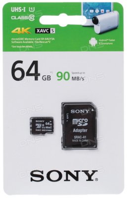   Sony microSDXC 64  [SR64UY3AT]