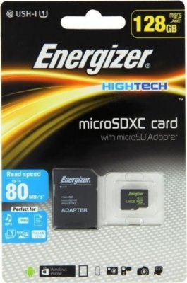   Energizer High Tech microSDXC 128  [FMDAAH128A]