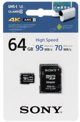   Sony microSDXC 64  [SR64UX2AT]