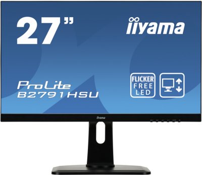  iiYama B2791HSU-B1 27" Black 1920x1080/TFT TN/1ms/VGA (D-Sub), DP, HDMI, 2Wx2, Headph.Out, V