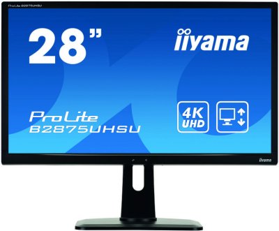  Iiyama 28" ProLite B2875UHSU-B1  TN+film LED 1ms 169 DVI HDMI M, M  HAS Pivot 3