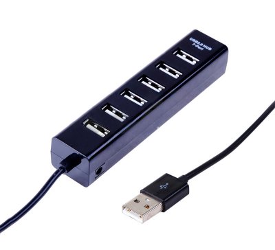  USB Rexant 18-4107 7 ports Black